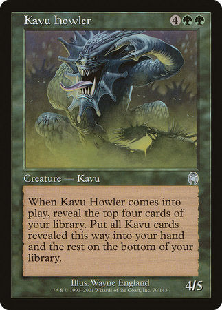 Kavu Howler [Apocalypse] | Cards and Coasters CA