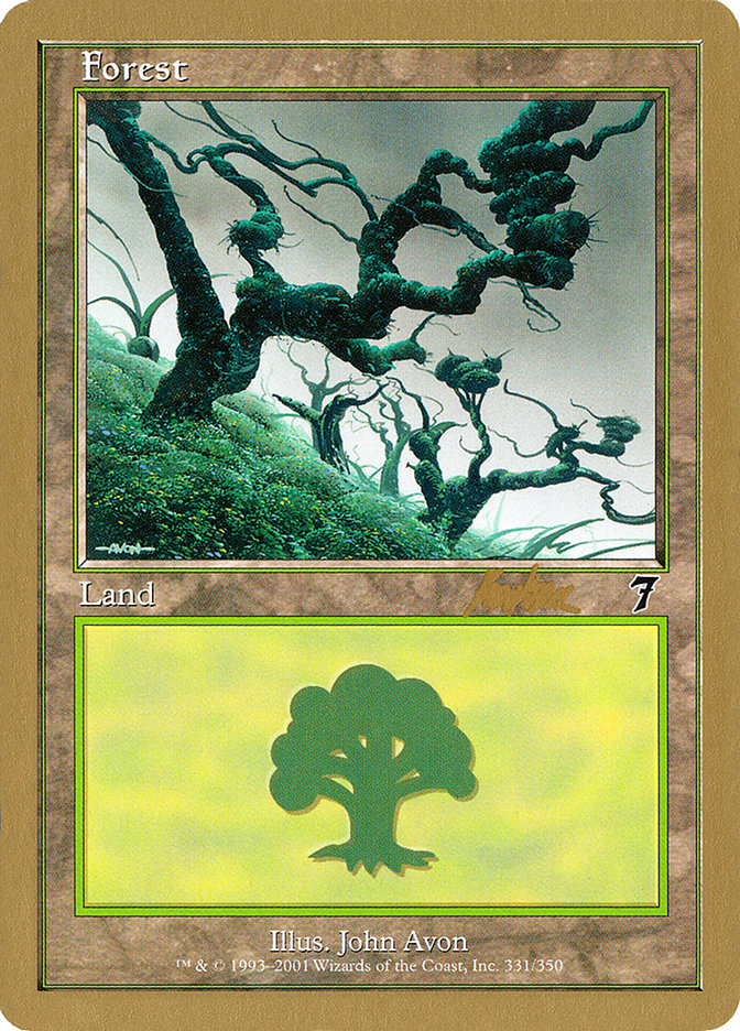 Forest (bk331) (Brian Kibler) [World Championship Decks 2002] | Cards and Coasters CA