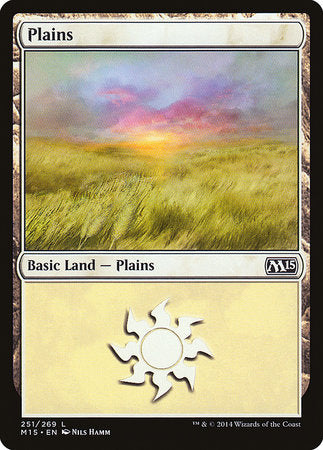 Plains (251) [Magic 2015] | Cards and Coasters CA