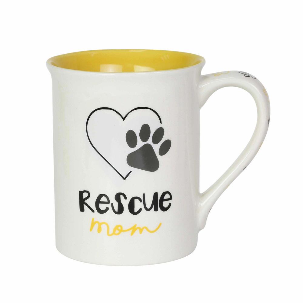 Dog Rescue Mom Mug | Cards and Coasters CA