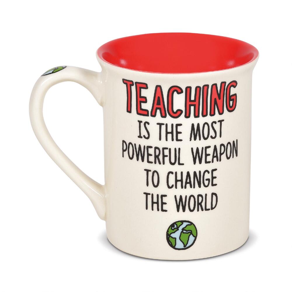 Brave Teacher Mug | Cards and Coasters CA