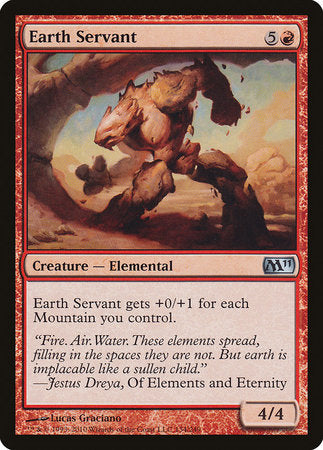 Earth Servant [Magic 2011] | Cards and Coasters CA