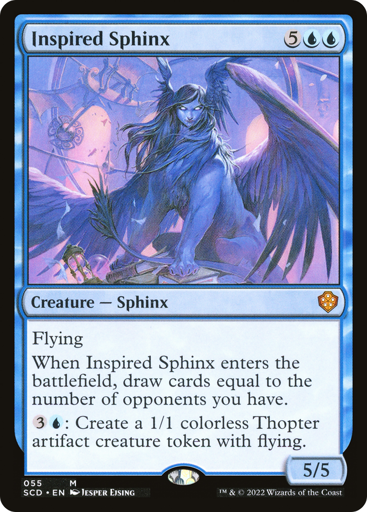 Inspired Sphinx [Starter Commander Decks] | Cards and Coasters CA