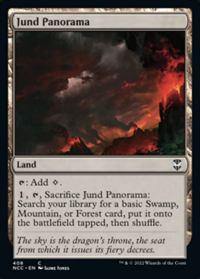 Jund Panorama [Streets of New Capenna Commander] | Cards and Coasters CA