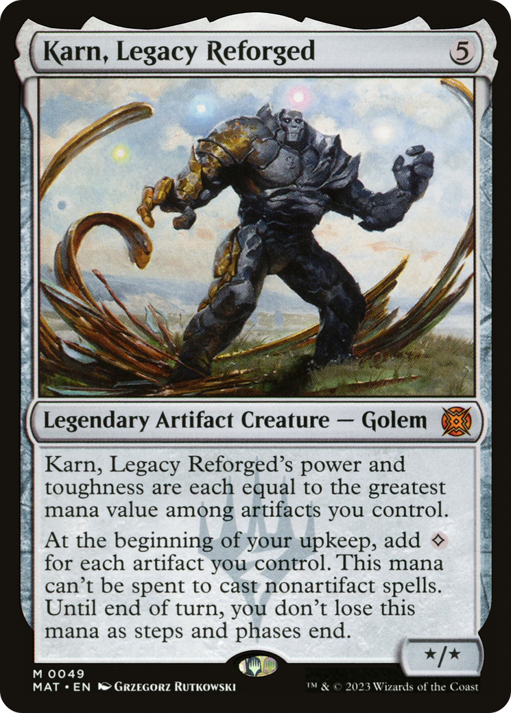 Karn, Legacy Reforged [March of the Machine: The Aftermath] | Cards and Coasters CA