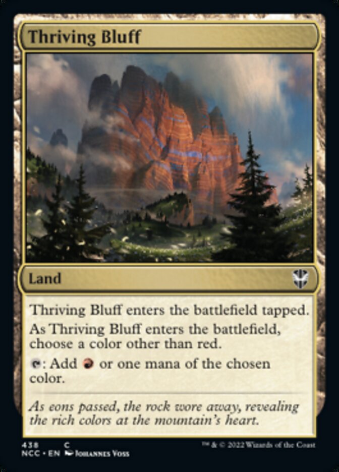 Thriving Bluff [Streets of New Capenna Commander] | Cards and Coasters CA