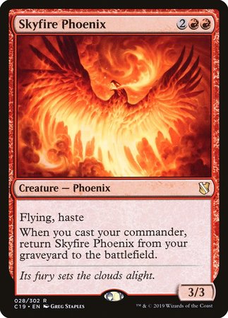 Skyfire Phoenix [Commander 2019] | Cards and Coasters CA