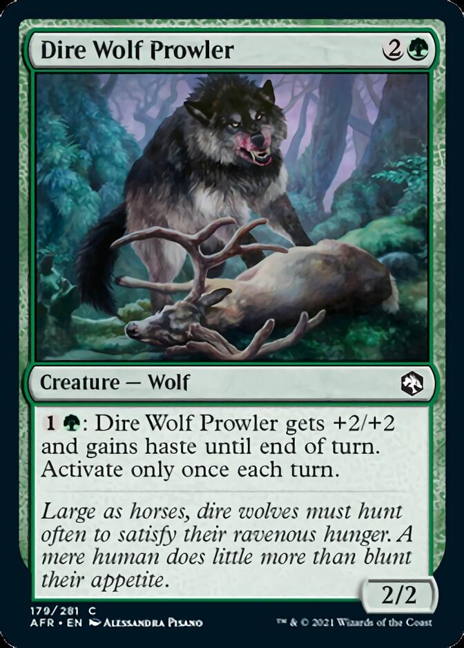 Dire Wolf Prowler [Dungeons & Dragons: Adventures in the Forgotten Realms] | Cards and Coasters CA