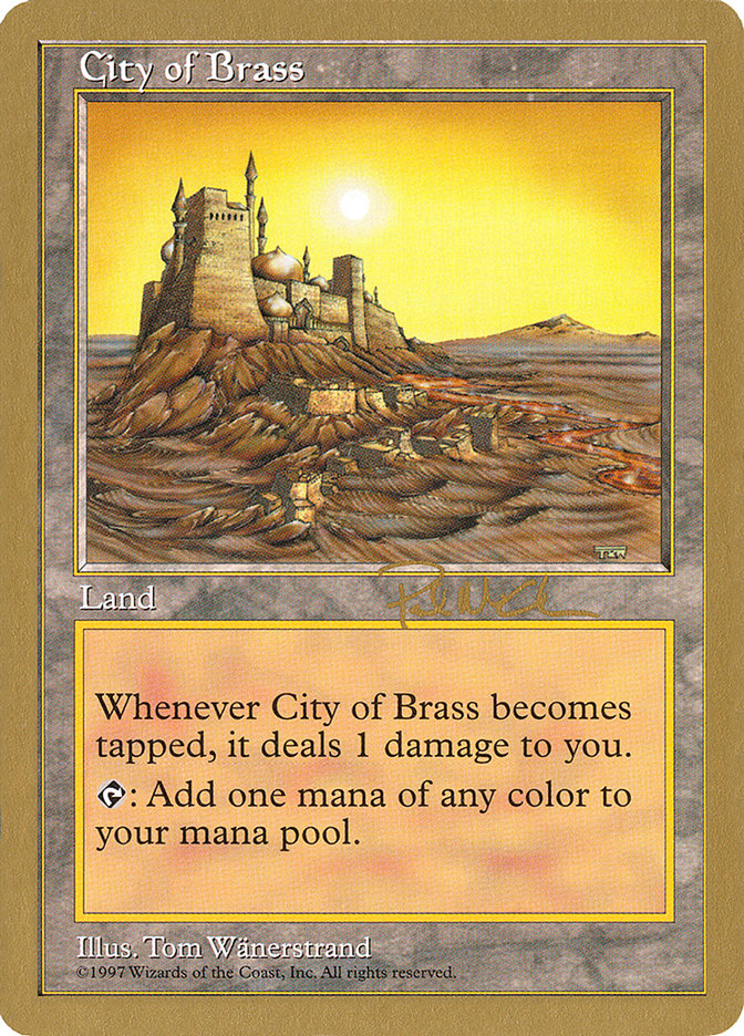 City of Brass (Paul McCabe) [World Championship Decks 1997] | Cards and Coasters CA