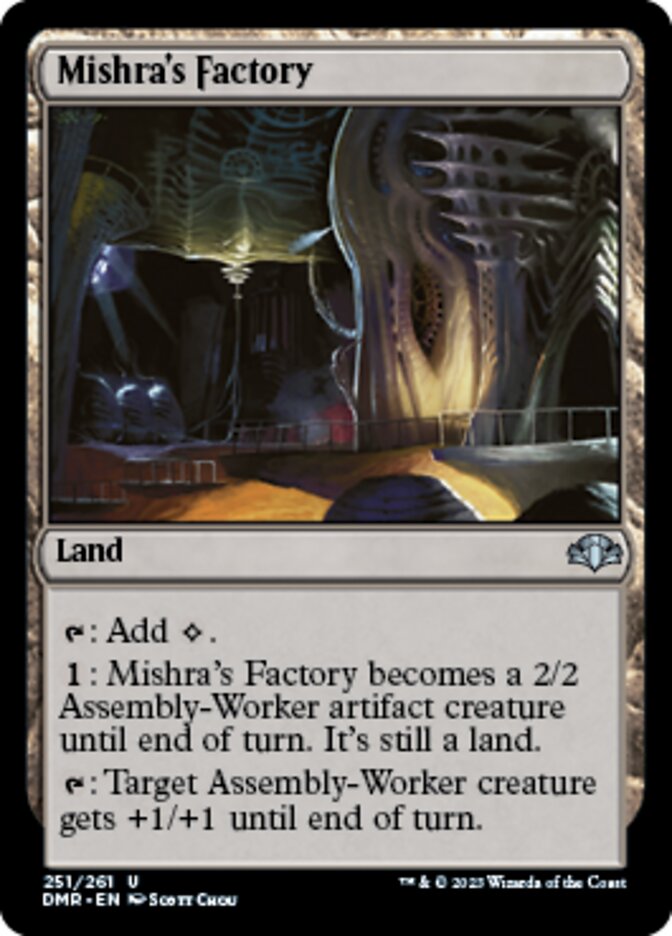 Mishra's Factory [Dominaria Remastered] | Cards and Coasters CA