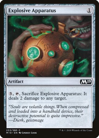 Explosive Apparatus [Core Set 2019] | Cards and Coasters CA