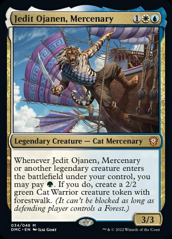 Jedit Ojanen, Mercenary [Dominaria United Commander] | Cards and Coasters CA