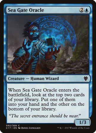 Sea Gate Oracle [Commander 2017] | Cards and Coasters CA