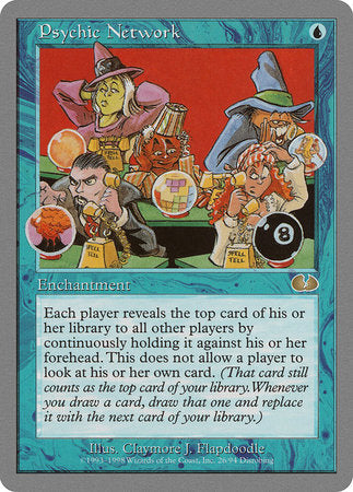 Psychic Network [Unglued] | Cards and Coasters CA