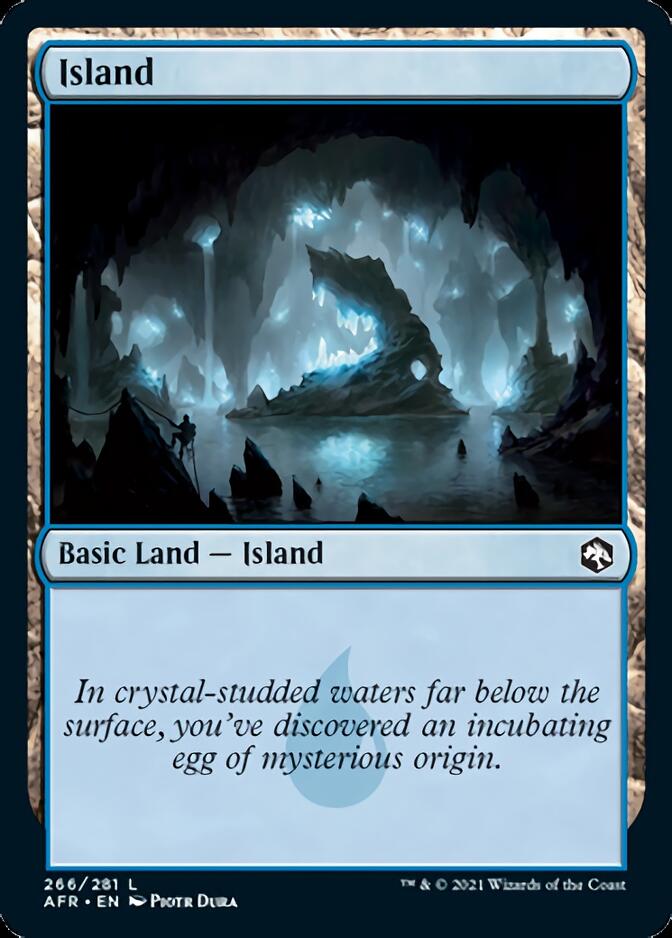 Island (266) [Dungeons & Dragons: Adventures in the Forgotten Realms] | Cards and Coasters CA