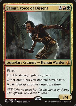 Samut, Voice of Dissent [Amonkhet] | Cards and Coasters CA