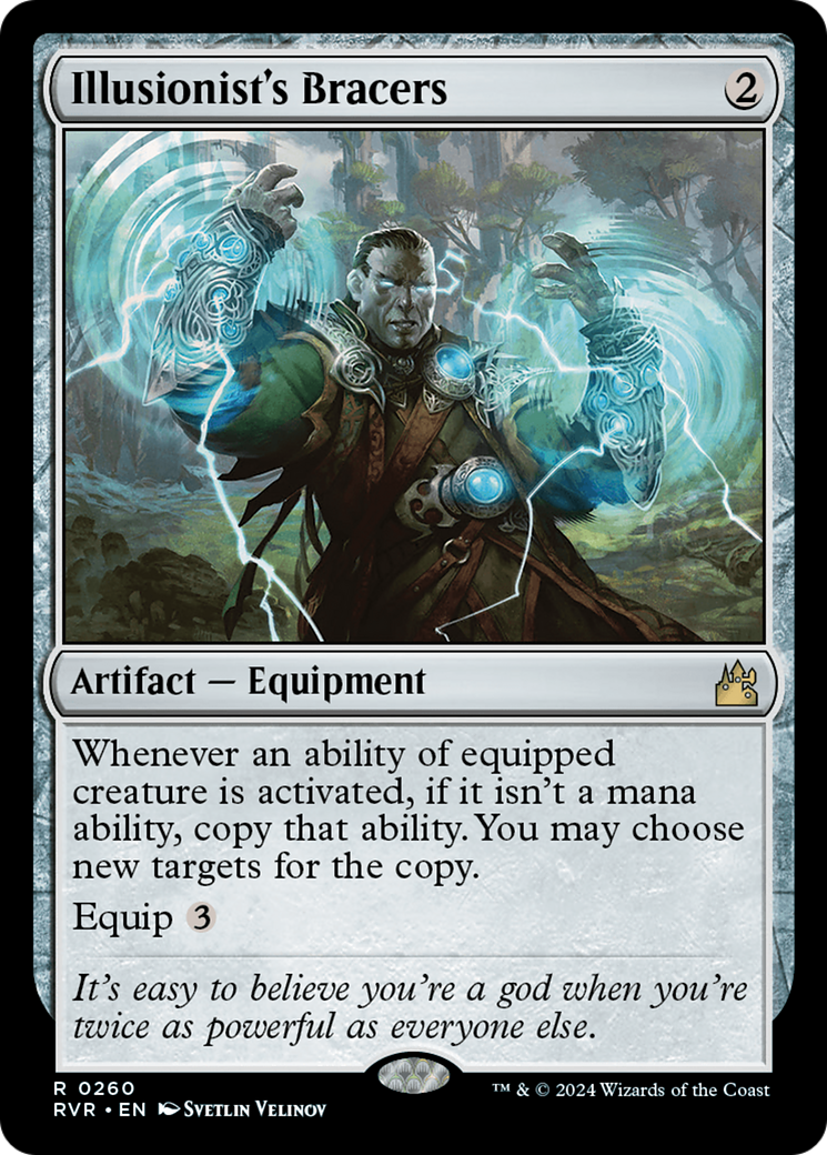 Illusionist's Bracers [Ravnica Remastered] | Cards and Coasters CA