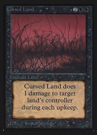 Cursed Land (IE) [Intl. Collectors’ Edition] | Cards and Coasters CA