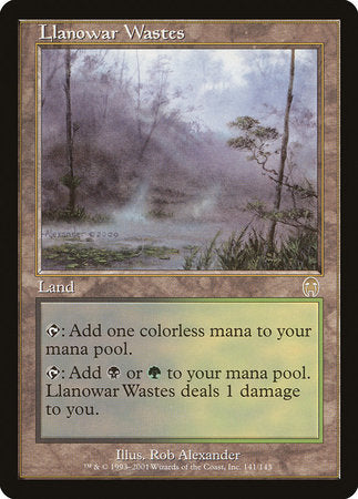 Llanowar Wastes [Apocalypse] | Cards and Coasters CA