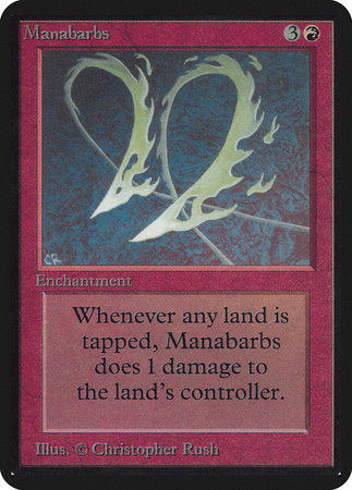 Manabarbs [Limited Edition Alpha] | Cards and Coasters CA