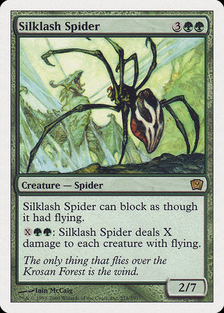 Silklash Spider [Ninth Edition] | Cards and Coasters CA