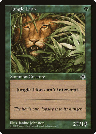 Jungle Lion [Portal] | Cards and Coasters CA