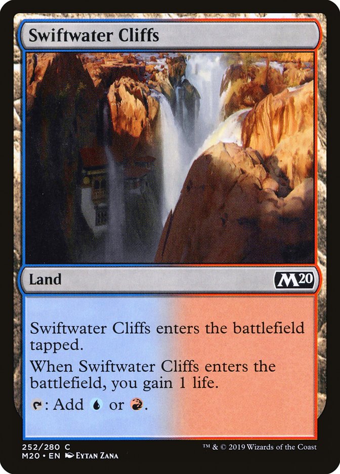 Swiftwater Cliffs [Core Set 2020] | Cards and Coasters CA
