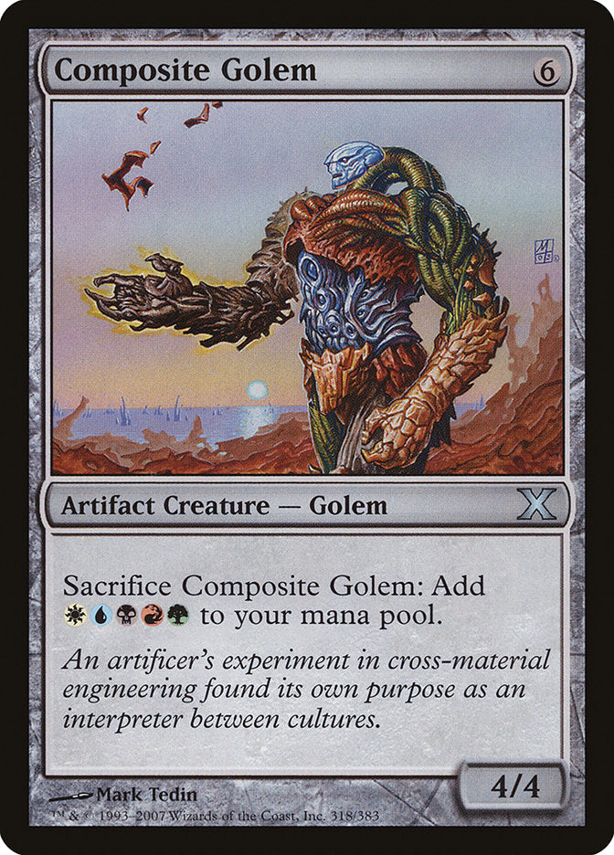 Composite Golem [Tenth Edition] | Cards and Coasters CA