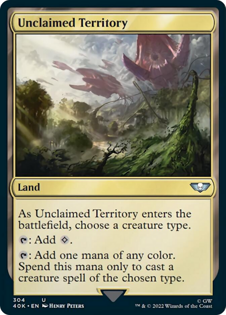 Unclaimed Territory [Universes Beyond: Warhammer 40,000] | Cards and Coasters CA