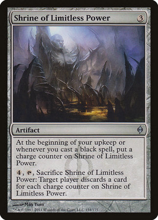 Shrine of Limitless Power [New Phyrexia] | Cards and Coasters CA