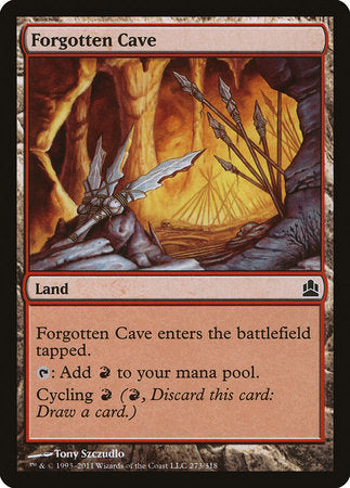 Forgotten Cave [Commander 2011] | Cards and Coasters CA