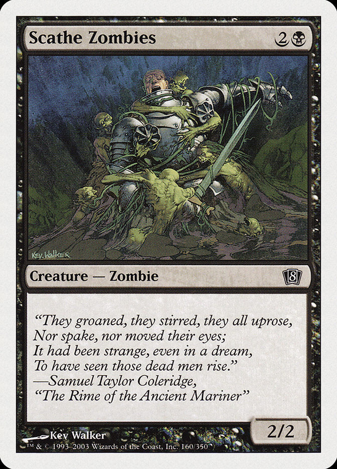 Scathe Zombies [Eighth Edition] | Cards and Coasters CA