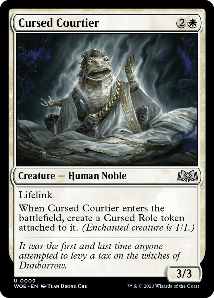 Cursed Courtier [Wilds of Eldraine] | Cards and Coasters CA