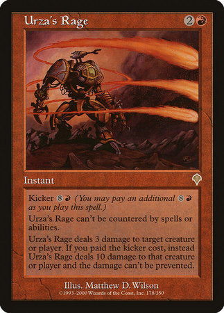 Urza's Rage [Invasion] | Cards and Coasters CA