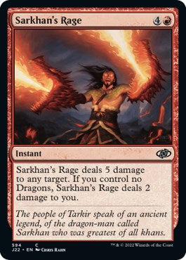 Sarkhan's Rage [Jumpstart 2022] | Cards and Coasters CA
