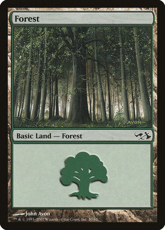 Forest (30) [Duel Decks: Elves vs. Goblins] | Cards and Coasters CA