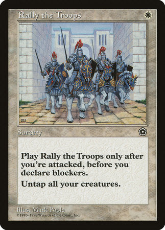 Rally the Troops [Portal Second Age] | Cards and Coasters CA