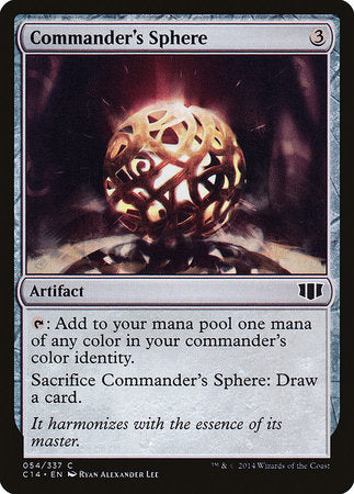 Commander's Sphere [Commander 2014] | Cards and Coasters CA