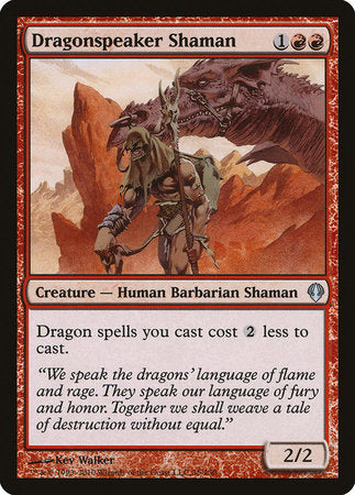 Dragonspeaker Shaman [Archenemy] | Cards and Coasters CA