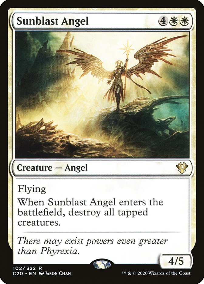 Sunblast Angel [Commander 2020] | Cards and Coasters CA