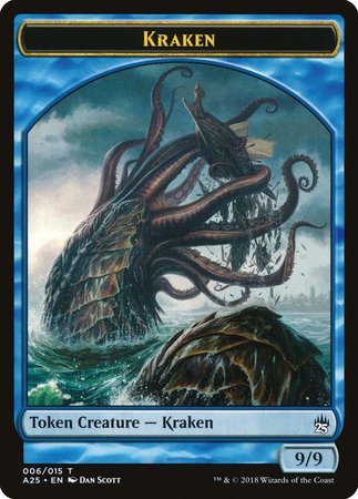 Kraken Token (006) [Masters 25 Tokens] | Cards and Coasters CA