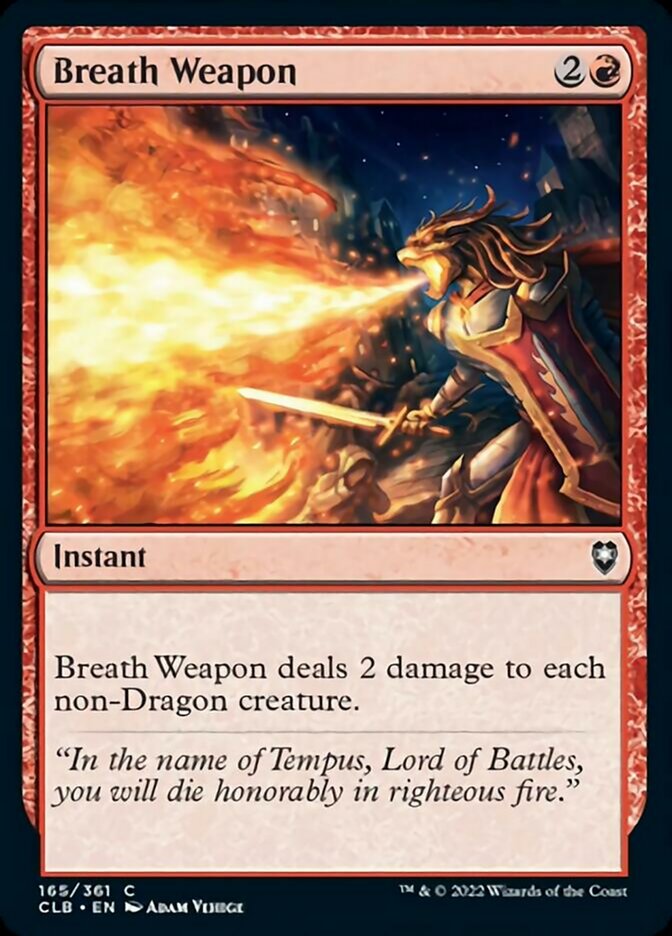 Breath Weapon [Commander Legends: Battle for Baldur's Gate] | Cards and Coasters CA