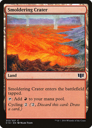 Smoldering Crater [Commander 2014] | Cards and Coasters CA