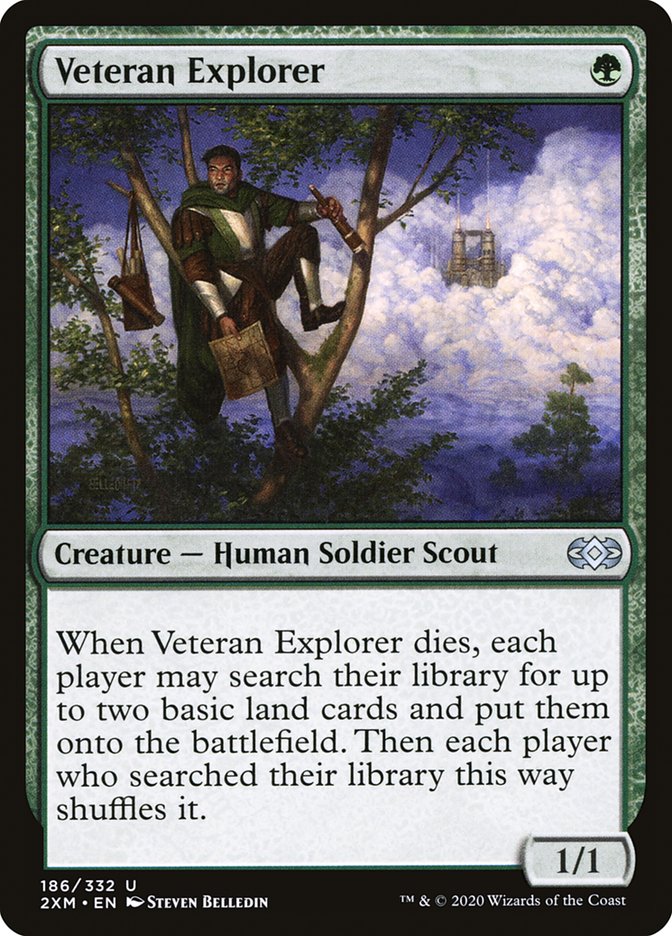 Veteran Explorer [Double Masters] | Cards and Coasters CA