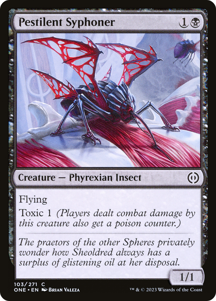 Pestilent Syphoner [Phyrexia: All Will Be One] | Cards and Coasters CA