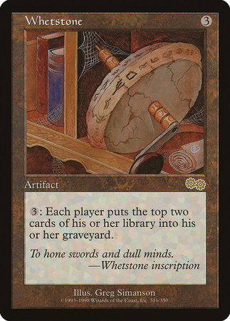 Whetstone [Urza's Saga] | Cards and Coasters CA