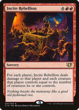 Incite Rebellion [Commander 2014] | Cards and Coasters CA
