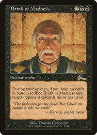 Brink of Madness [Urza's Legacy] | Cards and Coasters CA