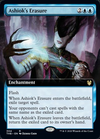 Ashiok's Erasure (Extended Art) [Theros Beyond Death] | Cards and Coasters CA