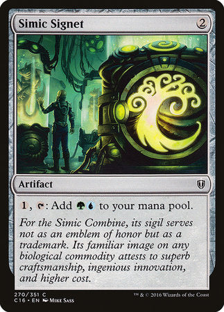 Simic Signet [Commander 2016] | Cards and Coasters CA